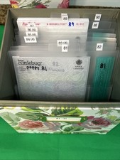 Anna Griffin / Provo Crafts /Spell/Cuttlebug Embossing Folders -Set of 24- w/box