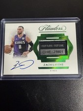 2024-25 FLAWLESS BASKETBALL ZACH LAVINE PATCH AUTO /5 EVERY PLAYER EVERY GAME SP