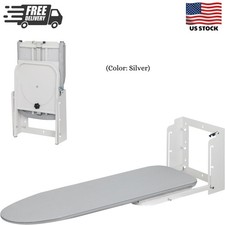 Wall Mounted Ironing Board, 180 Rotation, Space-Saving Fold Down, 36" X 12"