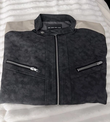 CEEC.LA Black/Beige Biker Jacket, Size M, 100% Authentic! And 50% off retail! image 5