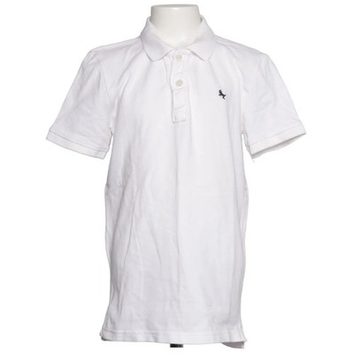 H&M, Poloshirt, Größe: 134/140, Weiß, Baumwolle, Einfarbig, Jungen #DRh