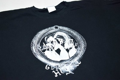 Get Hustle T-Shirt Tour Black Garage Rock Pop Experimental Rock Band Black  M
