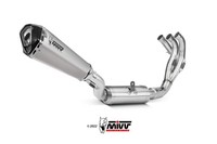 Kompletter Auspuff Mivv Inox Delta Race FüR Yamaha Tracer 9 Gt Gt+ 2021-24