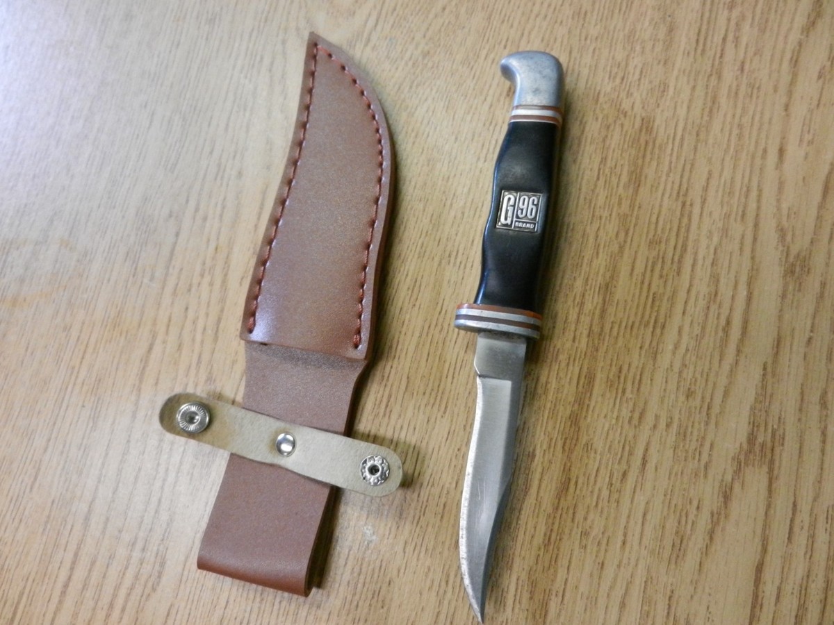 G96 Model 900 Japan Fixed Blade Knife W/ Sheath 8