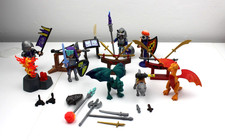 PLAYMOBIL  Knights and dragons  Weapons Armour Bundle and carry case