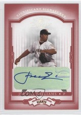 2004 Donruss Classics Significant Signatures Red /250 Jerome Williams Auto 9ai