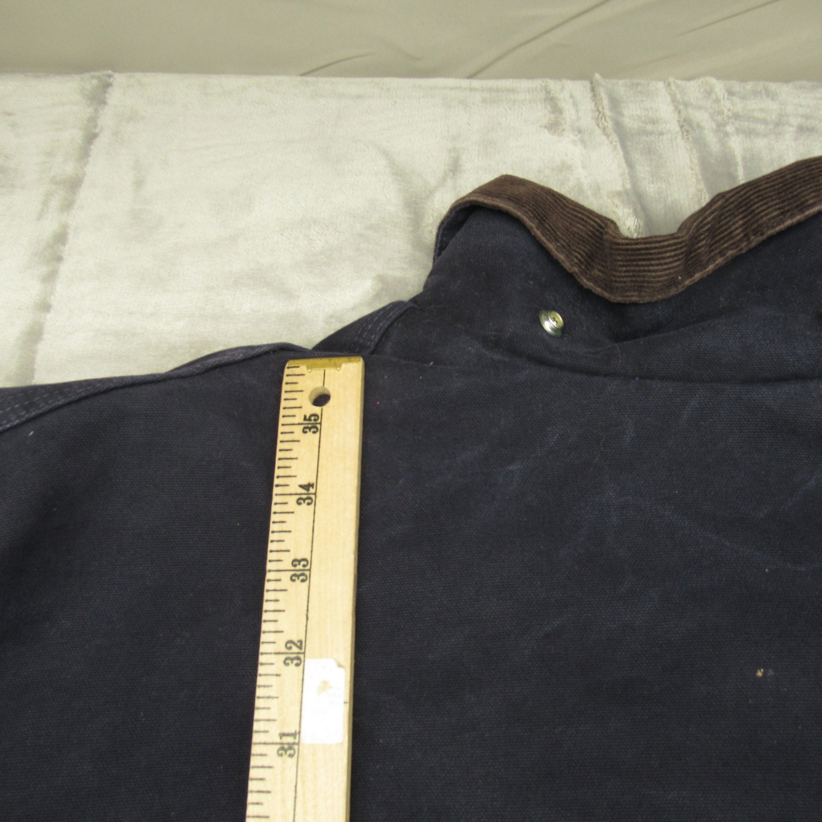 Carhartt C52 Jacket Mens 2XL Tall Blue Blanket Lined Work Barn Chore VTG Canvas thumbnail 11