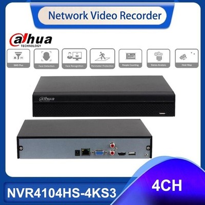 Dahua NVR4104HS-4KS3 12MP 4CH Compact 1U 1HDD Lite Network Video Recorder No-PoE