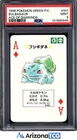 Pokemon 1996 Bulbasaur Ace Of Diamonds 001 Green Playing Card Japanese PSA 9