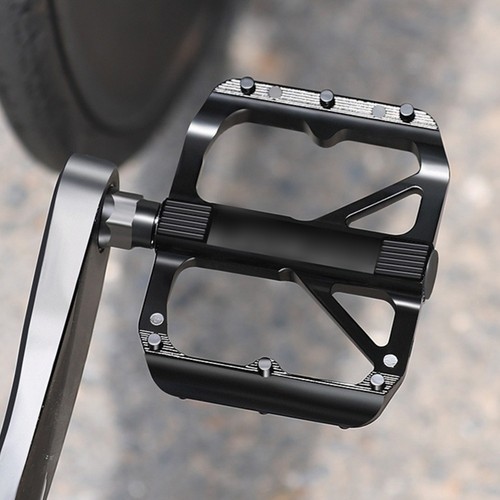 Pédales Vélo Universelles En Alliage D'Aluminium - Noires - Antidérapantes - Légères - 9/16" - Neuves