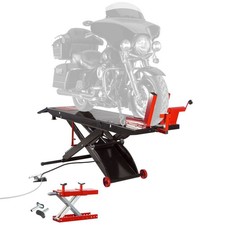 Black Widow ProLift Heavy-Duty Pneumatic Motorcycle Lift Table - 1,500 lb. Cap