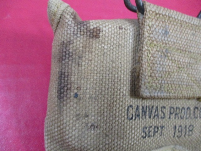 WWI Era US Army M1910 Axe Hatchet & Canvas Cover - Dated 1918