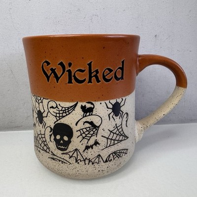 Spinnweben und Kessel Halloween Tasse NEU ''Wicked'' große Tasse entworfen in den USA