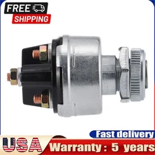 Starter Switch For Car Tractor Trailer Auto 12V-24V Ignition Key Starter Switch