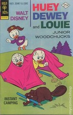 Huey Dewey and Louie Junior Woodchucks #36 FN 1976 Gold Key Stock Image