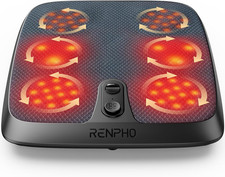 RENPHO Electric Shiatsu Foot Massager Machine with Heat, Deep Kneading Foot Le