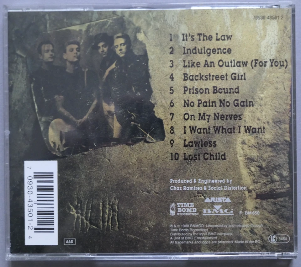 Social Distortion – Prison Bound CD top mint minus Time Bomb BMG Europe - Bild 2 von 4