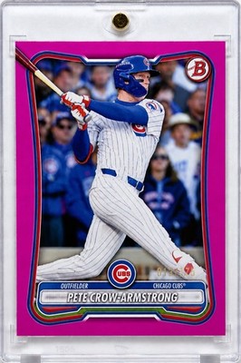 Pete Crow-Armstrong 2026 Bowman Pink /175 #31 Cubs PCA Hot Bat
