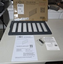 Dream On Me Universal Convertible Crib Toddler Guard Rail, Grey NEW 