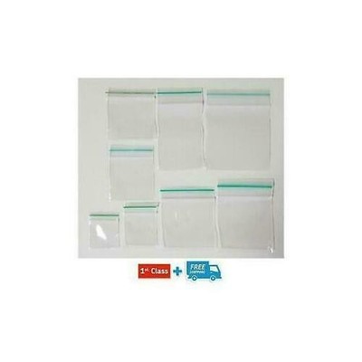 Grip Seal Beutel selbstverschließbar Mini Grip Poly Kunststoff klar Druckverschluss [alle Größen]