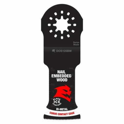 Diablo DOS125BW3 Starlock BiMetal Osc. Blades, Nail-Embedded Wood, 1-1/4'', 3-pk