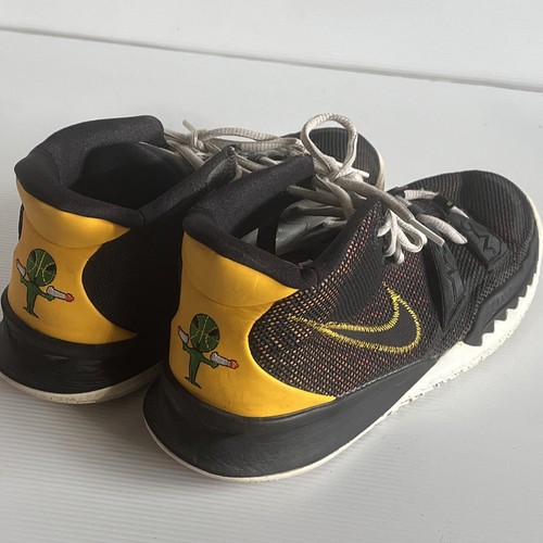 Nike Kyrie 7 VII Roswell Rayguns Black / University Gold CT4080-001 GS Size US7Y - Picture 12 of 12