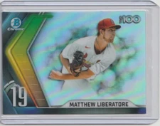 2022 BOWMAN CHROME TOP 100 MATTHEW LIBERATORE #BTP-19