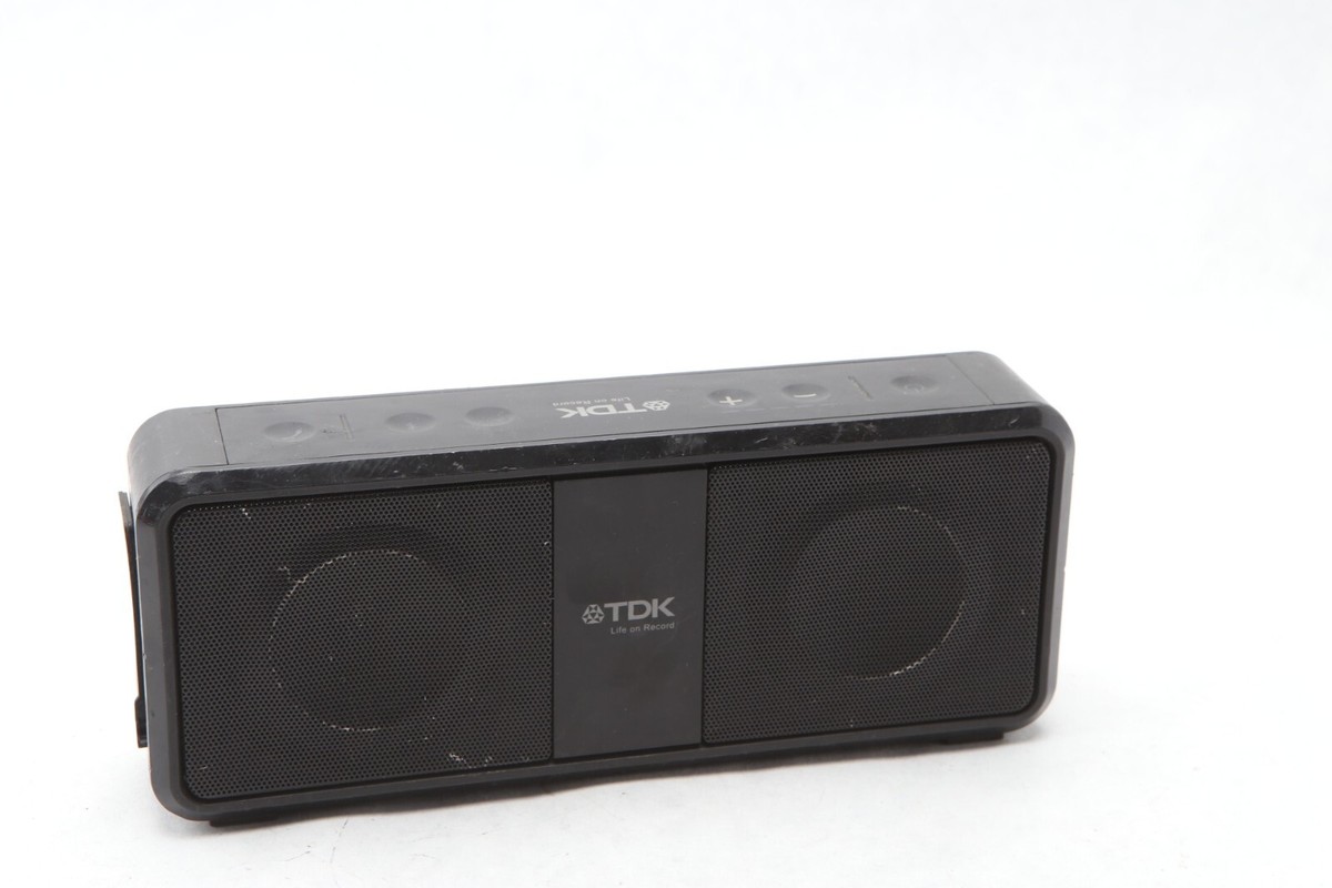 TDK Bluetoothスピーカー A33ブラック海外仕様ACアダプター 箱付 TDK Life on Record A33 Black Bluetooth Speaker DEMO unit PARTS