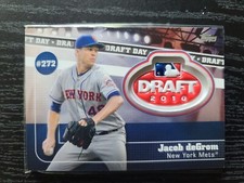 2020 Topps Jacob DeGrom 2010 Draft Day Medallion New York Mets baseball card 272