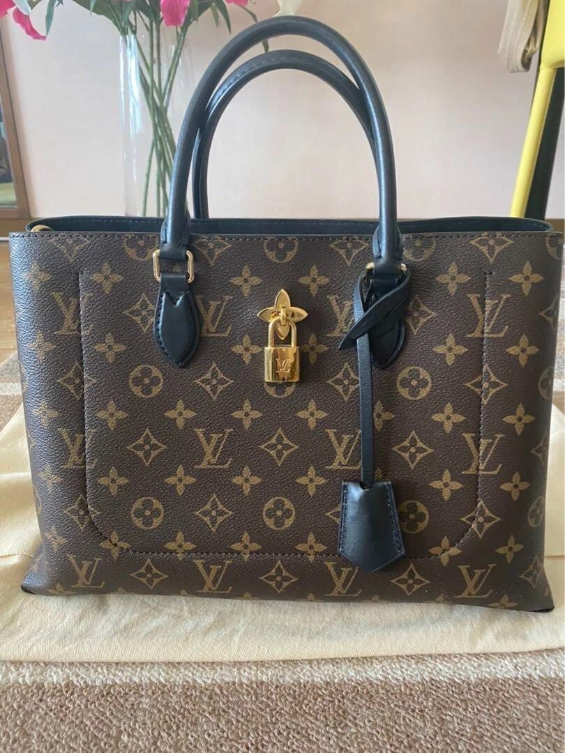 louis vuitton brown tote bag