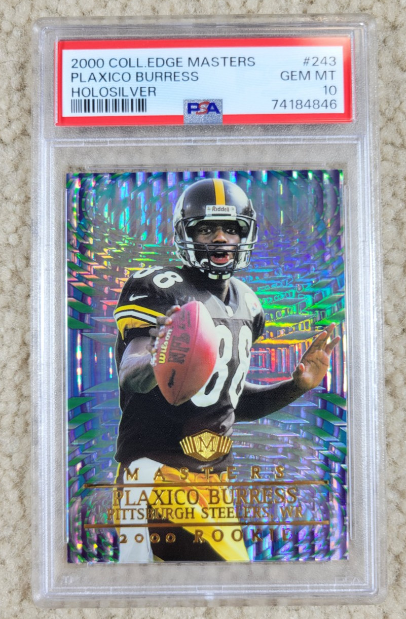 Plaxico Burress Collector's Edge Masters #243 Holosilver