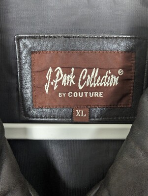 Couture by J. Park Lamb Leather Bomber Jacket Men's Size Xl Brown