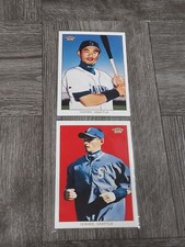 ICHIRO SUZUKI 2002 TOPPS T 206 QUANTITY OF 2 W/PHOTO VARIATION 2ND YEAR CARD.