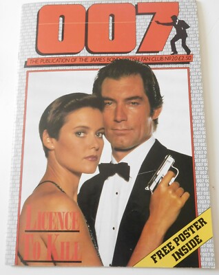 James Bond 007 Magazine issue 20 TIMOTHY DALTON Licence To Kill incomplete RARE