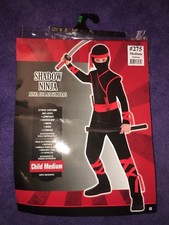 Boys shadow ninja costume size medium