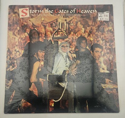 Wayne County Electric Chairs Storm The Gates Of Heaven Color Vinyl Sealed Good1