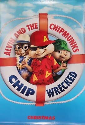 ALVIN AND CHIPMUNKS CHIP WRECKED Promo MOVIE POSTER 13x20