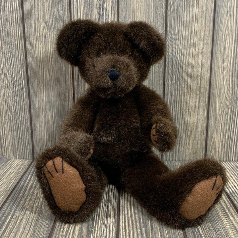 Boyds Bear JB Bean Series Brown Weighted Posable Articulated