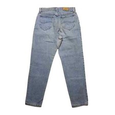 Vintage 80s Women's Lee Light Wash Denim High Waisted Blue Jeans USA Made 29x27