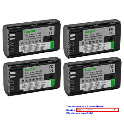 Kastar Battery Pack Replacement for Canon E-TTL / E-TTL II, Canon Speedlite EL-1