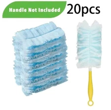 20pcs Disposable Duster Refills Electrostatic Heads Replacement Cleaning