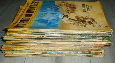WORLD OF WONDER COMICS,  APPROX 55 ISSUES , 1972/1974, SPARTACUS, ATOM BOMB,ZULU