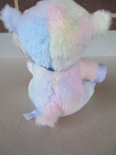 Build A Bear Buddies Mini Pastel Rainbow Lamb- Baby Binky Charm on Necklace New - Picture 3 of 6