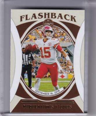 2021 PANINI LEGACY #FB1 PATRICK MAHOMES FLASHBACK KANSAS CITY CHIEFS A052