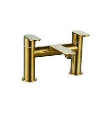 Brushed Brass Albury taps Bathroom Range Mono Bath Showers UK Stock Modern 
