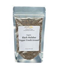 Organic Black Malabar Pepper Fresh Ground When You Order 