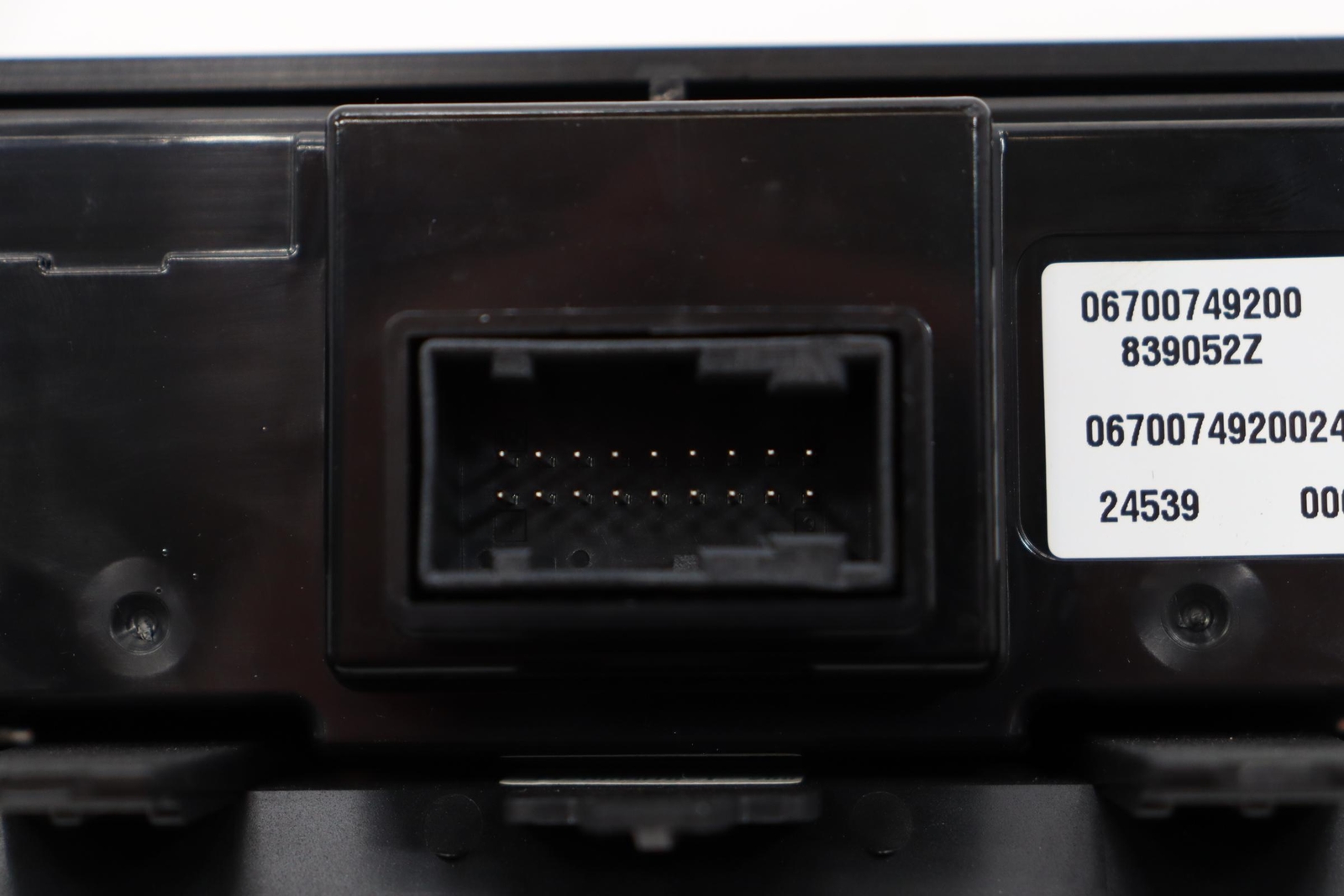 2017 - 2024 MASERATI QUATTROPORTE DASH A/C HEATER CLIMATE SWITCH OEM 06700749200