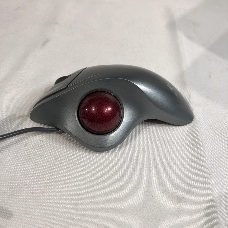 Logitech Trackman T-BB18 Marble Ball USB Trackball Mouse 810-000766 - Image 3 of 4