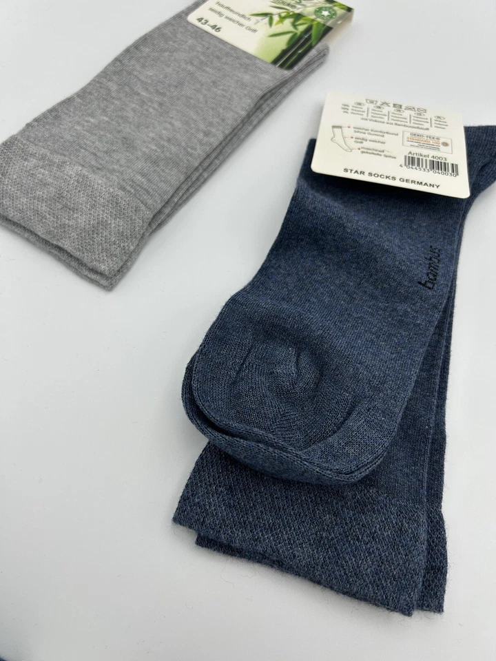 Bamboo socks diabetic health stockings socks no elastic OEKO-TEX - Image 2 of 4