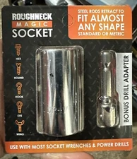 Universal Socket Wrench Magical Power Grip Gator Tech Multi Tool Drill Adapter